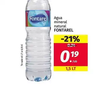 Maskom Supermercados Agua Mineral Natural Fontarel oferta