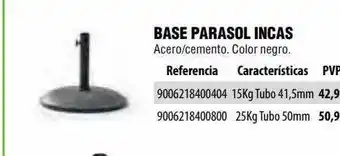 Optimus Base Parasol Incas oferta