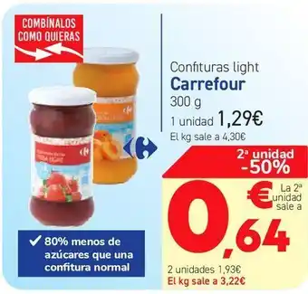 Carrefour Confituras light carrefour oferta