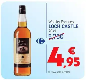 Carrefour Whisky escocés loch castle oferta