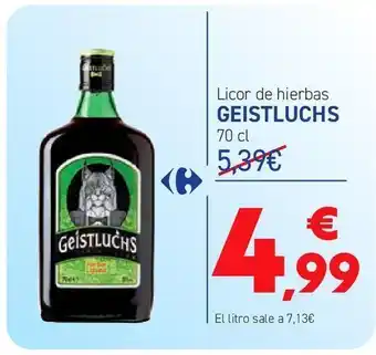 Carrefour Licor de hierbas geistluschs oferta