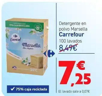 Carrefour Detergente en polvo marsella carrefour oferta