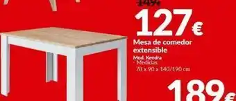 Embargos a lo bestia Mesa de comedor kendra oferta