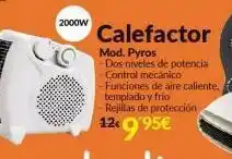 Embargos a lo bestia Calefactor control oferta