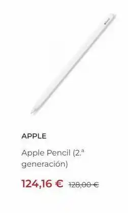 Visanta Apple apple pencil (2 generación) 124,16 € 120,00 € oferta