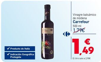 Carrefour Vinagre balsámico de módena carrefour oferta