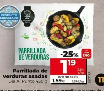 Maxi Dia Parrillada de verduras asadas dia al punto 450g oferta