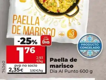 Maxi Dia Paella de marisco dia al punto 600g oferta