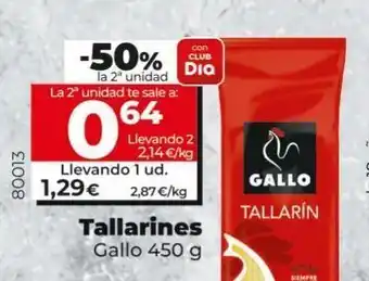 Maxi Dia Tallarines gallo 450g oferta