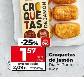 Maxi Dia Croquetas de jamón dia al punto 162g oferta