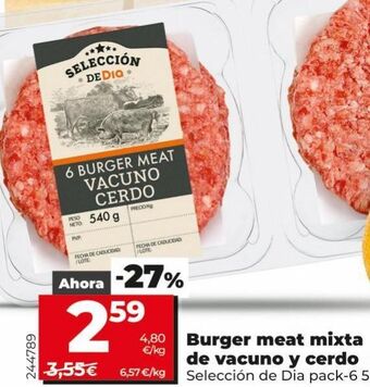 La Plaza de DIA Hamburguesas oferta
