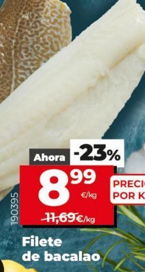 La Plaza de DIA Filetes de bacalao oferta