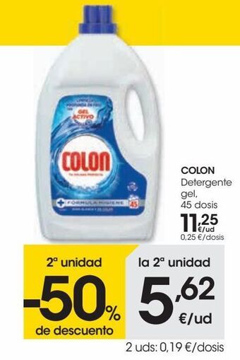 Eroski Detergente gel colon oferta