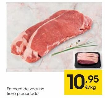 Eroski Entrecot de vacuno trozo precortado oferta