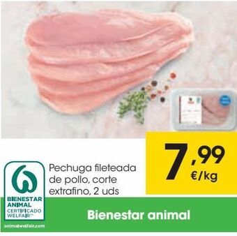 Eroski Pechuga fileteada de pollo oferta