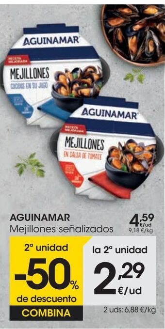 Eroski Mejillones aguinamar oferta