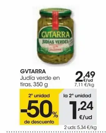 Eroski Judía verde en tiras gvtarra oferta