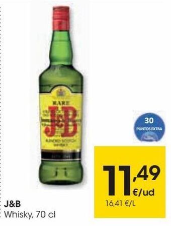 Eroski Whisky j&b oferta