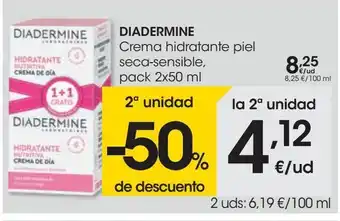Eroski Crema hidratante piel seca-sensible diadermine oferta