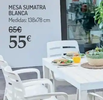 Carrefour Mesa sumatra blanca oferta