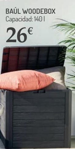 Carrefour Baúl woodebox oferta
