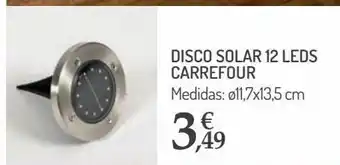 Carrefour Disco solar 12 leds carrefour oferta