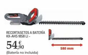 Carrefour Recortasetos a batería kx-ahs 1858 li oferta