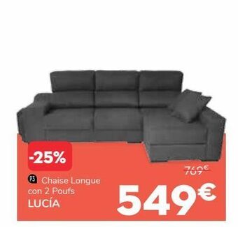 Conforama Chaise longue oferta
