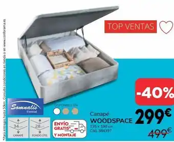 Conforama Canapés somnalis oferta