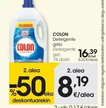 Eroski Detergente gel colon oferta