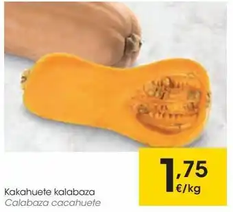 Eroski Calabaza cacahuete oferta
