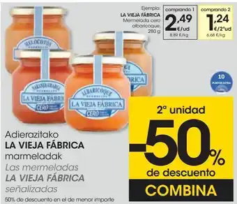 Eroski Mermelada cero la vieja fábrica oferta