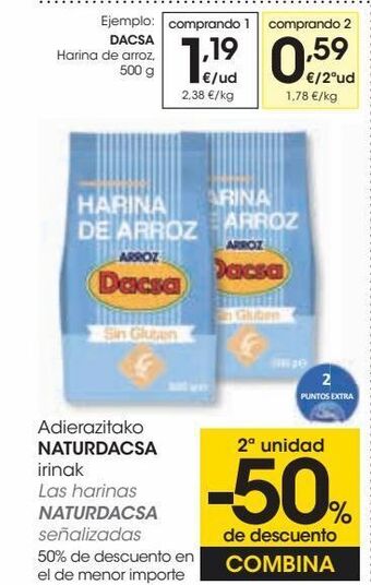 Eroski Harina de arroz dacsa oferta