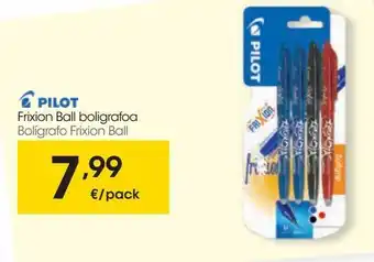 Eroski Bolígrafo frixion ball pilot oferta