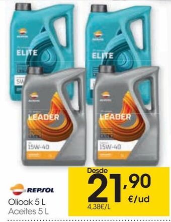 Eroski Aceite repsol oferta