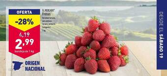 ALDI El Mercado Fresas oferta