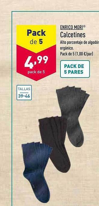 ALDI Enrico Mori Calcetines oferta