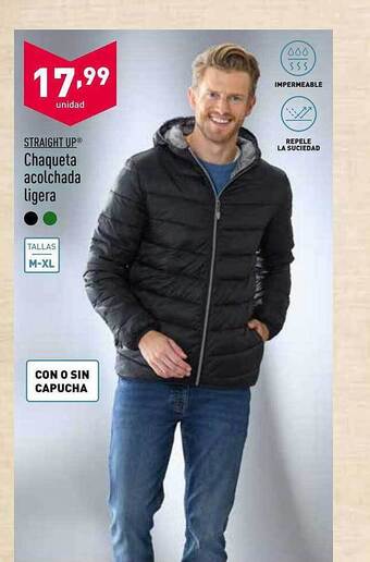 ALDI Straight Up Chaqueta Acolchada Ligera oferta