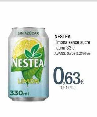 Condis Nestea Llimona Sense Sucre oferta