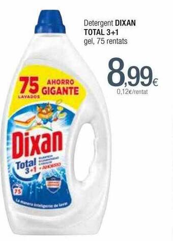 Condis Detergent Dixan Total 3+1 oferta