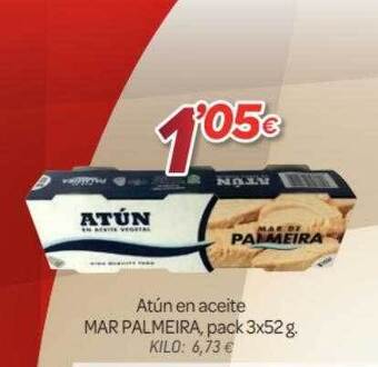 Alsara Supermercados Atún En Aceite Mar Palmeira oferta