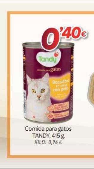 Alsara Supermercados Comida Para Gatos Tandy oferta