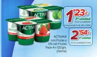Alsara Supermercados Activia Con Frutas Y 0% Con Frutas oferta