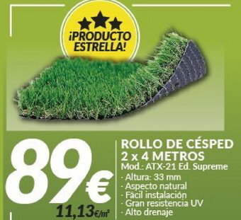 Embargos a lo bestia Rollo De Césped 2 x 4 Metros oferta