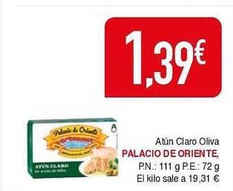 Masymas Atún Claro Oliva Palacio De Oriente oferta