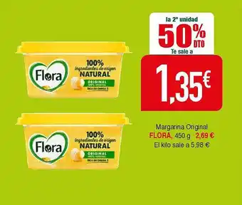 Masymas La 2a Unidad 50% Dto Margarina Original Flora oferta