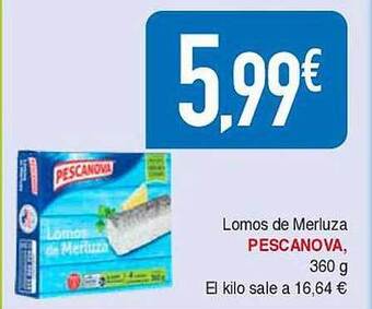 Masymas Lomos De Merluza Pescanova oferta
