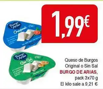Masymas Queso De Burgos Original O Sin Sal Burgo De Arias oferta