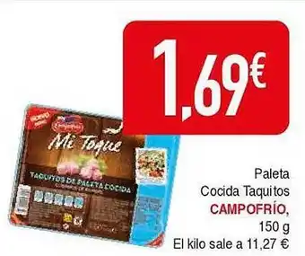 Masymas Paleta Cocida Taquitos Campofrio oferta