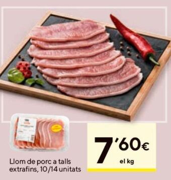 Caprabo Lomo de cerdo oferta